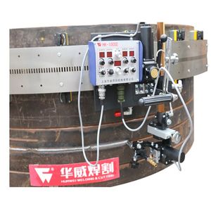 HK-100SE cong tự động MIG Hàn Xe đẩy 2M di chuyển điều khiển 2 cái linh hoạt đường sắt hướng dẫn điều kiện mới Thiết bị hàn - Product Image 3