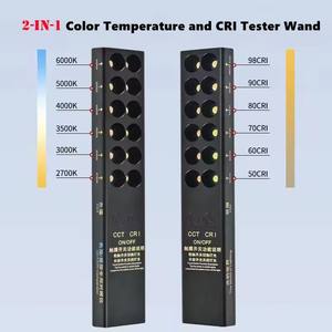 Varita <span class=keywords><strong>de</strong></span> Luz LED 2 en 1 Portátil con Temperatura <span class=keywords><strong>de</strong></span> Color Ajustable, Recargable, 98 CRI, Medidor <span class=keywords><strong>de</strong></span> Comparación para Fotografía, Diseño <span class=keywords><strong>de</strong></span> Iluminación <span class=keywords><strong>de</strong></span> Video - Product Image 2