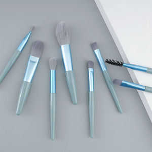 Juego de 8 Brochas de Maquillaje Profesionales de Alta Calidad, con Pelo Sintético de Cabra, en Bolsa de PU Ideal para Viajes, para Aplicación de Base Facial - Product Image 5