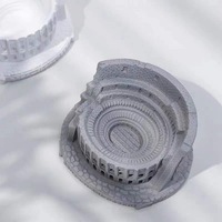 Diffuseur d'arômes créatif en pierre de plâtre Colisée romain, ensemble cadeau d'huiles essentielles, ornement parfumé