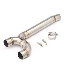 Remplacement 5VX-14740-00 système d'échappement de moto 51mm 304 tuyau d'échappement en acier inoxydable pour FZ6 NA <span class=keywords><strong>Fazer</strong></span> FZ6-NS - Product Image 1