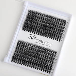 SP EYELASH Silk 3D Effect Fluffy Fans Nouveau Design Kit de <span class=keywords><strong>Cils</strong></span> en Grappes DIY <span class=keywords><strong>Cils</strong></span> Segmentés 20D 30D 40D <span class=keywords><strong>Cils</strong></span> Individuels en Grappes - Product Image 1