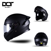 Casque de moto modulaire rabattable ABS OEM/ODM, vente en gros d'usine, double visière, homologué DOT