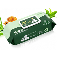 Lingettes nettoyantes hypoallergéniques pour chiens, non parfumées, douces, pour le nettoyage des pattes, du derrière et du visage, lingettes de toilettage pour chiens