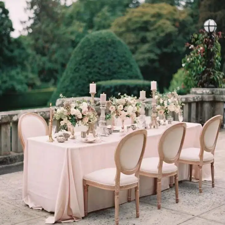Yeni stil bahçe açık Modern Wimbledon beyaz otel ahşap yemek ziyafet düğün sandalyeleri