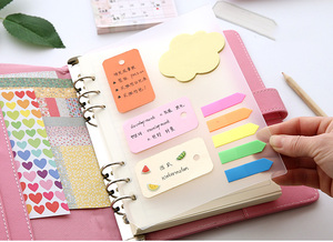 <span class=keywords><strong>A5</strong></span> 6 Nhẫn Binder Divider Loose Leaf Giấy Kế Hoạch Bộ Chia Ban Matt Frosted PP Tấm Filler Giấy Spacer <span class=keywords><strong>Filofax</strong></span> <span class=keywords><strong>Organizer</strong></span> - Product Image 6