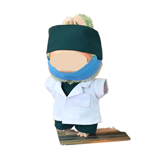 ชุดตุ๊กตาการ์ตูนผ้าฝ้าย17ซม. 1:10หลายสไตล์สำหรับเปลี่ยนชุดตุ๊กตา OEM/ODM - Product Image 2