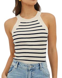 Camisola Casual de Verano Transpirable Antipilling para Mujer, Top Sólido con Tirantes Ajustables, Corte Holgado y Cuello en U - Product Image 3