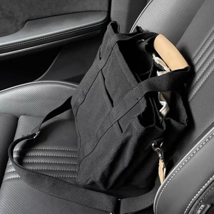 Sac fourre-tout en toile de coton personnalisé grande capacité, sacs de courses réutilisables - Product Image 6