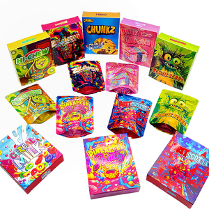 Nuovo sacchetto di <span class=keywords><strong>Mylar</strong></span> da 3.5g + confezione regalo olografica da 350g-inventario di nuova concezione stampato digitalmente in magazzino