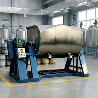 Mélangeur à ruban à double vis en acier inoxydable de qualité assurée pour la production de peinture à base de pierre naturelle de 20 tonnes, entièrement automatique, certifié CE ISO
