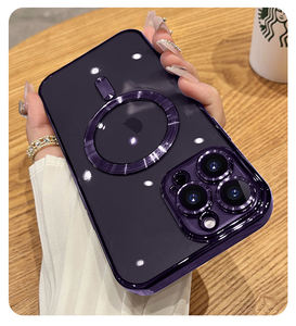 <span class=keywords><strong>Cover</strong></span> per <span class=keywords><strong>Cellulare</strong></span> Antiurto con Finitura Galvanica per iPhone 17 Air, Custodia per Telefono con Ricarica Magnetica Sicura per 15 Pro Max - Product Image 5