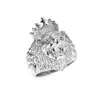 Bague en argent, bijoux hip hop de haute qualité, 12mm, vente en gros