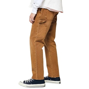 Pantaloni da Lavoro di Tendenza <span class=keywords><strong>Cargo</strong></span> per Uomo Classici <span class=keywords><strong>Beige</strong></span> Jeans da Carpentiere - Product Image 1