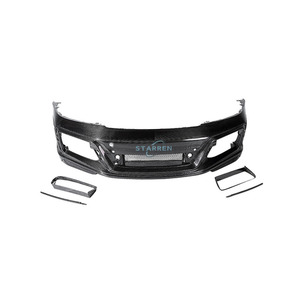 911 992 mises à niveau <span class=keywords><strong>Gt4</strong></span> avec Kit de carrosserie de pare-chocs avant en fibre de carbone sèche de Style artistique scientifique pour Porsche - Product Image 2