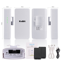 KuWFi 2.4Ghz 300Mbps açık Wifi yönlendirici güçlü kablosuz Wifi tekrarlayıcı uzun menzilli genişletici 1KM noktası kablosuz köprü