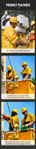 Tuta di Sicurezza Dielettrica ad Alta Tensione per Lavori <span class=keywords><strong>Elettrici</strong></span> - Product Image 4