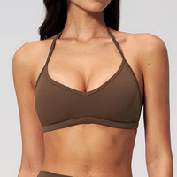 Soutien-gorge de sport sans couture pour femme, éco-responsable, idéal pour le fitness, bretelles en Y, pour la gym, style sexy, léger
