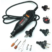 Mini Perceuse-Meuleuse Électrique 220V à Vitesse Variable, Outil Rotatif Multifonctionnel pour Bricolage avec 91 Accessoires