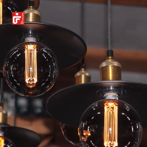 Precio de fábrica Venta caliente ámbar claro regulable <span class=keywords><strong>E27</strong></span> <span class=keywords><strong>G125</strong></span> 2,5 W/3,5 W/4W bombilla Led luces Vintage bombilla de filamento decorativa - Product Image 6