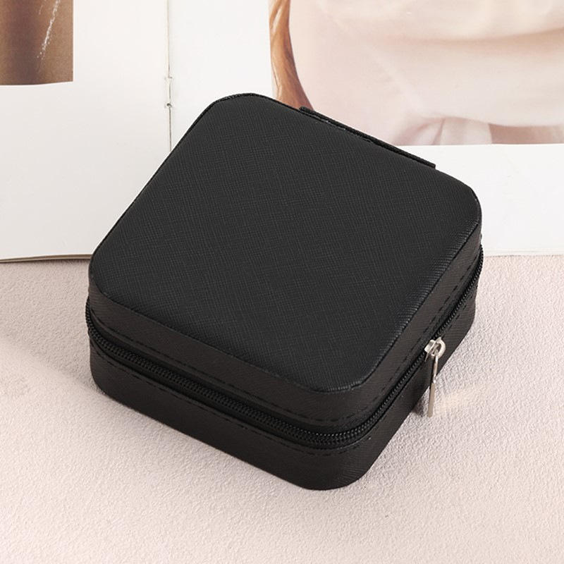 กล่องซิป [สีดำ]; 10x10x5cm