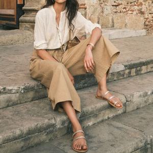 Pantalones Anchos de Moda para Mujer, Pantalones Casuales para Dama, Pantalones de Una Pieza - Product Image 2