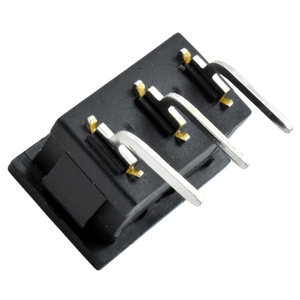 KCD1系列3针印刷电路板翘板开关开-关开关带弯曲销中国制造 - Product Image 5