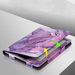 Funda <span class=keywords><strong>de</strong></span> Cuero PU Resistente con Función <span class=keywords><strong>de</strong></span> Activación/Suspensión Automática y Soporte para Kindle Paperwhite 12.ª Generación, Funda <span class=keywords><strong>de</strong></span> Cuero Pintado con Soporte <span class=keywords><strong>de</strong></span> Mano - Product Image 2