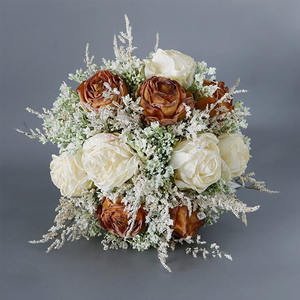 Bouquet de mariée artificiel coloré fait main pour cérémonie de mariage et demande en mariage - Product Image 6