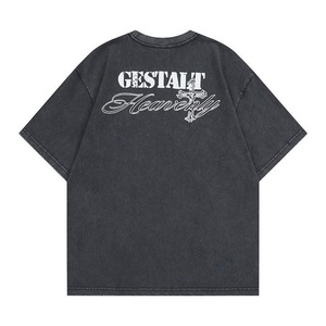 Camiseta Oversize Y2K <span class=keywords><strong>Grunge</strong></span> con Estampado 'Heavenly' de la Virgen María, 100% Algodón Transpirable, Estilo Urbano, Camiseta Gótica con Gráficos Religiosos para Hombre - Product Image 3