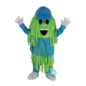 Costume de mascotte de ligne d'arrivée de brosse de nettoyage de lavage de <span class=keywords><strong>voiture</strong></span> adulte - Product Image 4