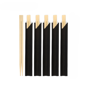 Manufacturers Custom Logo Printed Prices Sushi <strong>Disposable</strong> <strong>Twins</strong> Bamboo <strong>Chopsticks</strong> With Custom Sleeve - Product Image 1