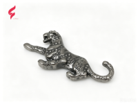 Placas de Identificación Metálicas Personalizadas Lihui con Diseño de Leopardo y Tornillos, Diferentes Tipos de Accesorios Metálicos para Cinturón/Bolso