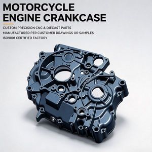 Boîtier de moteur de moto moulé sous pression de précision et usiné par CNC - Product Image 1