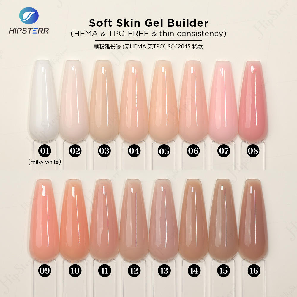 ซอฟท์ สกิน เจล บิลเดอร์ (ปราศจาก HEMA และ TPO &amp; เนื้อบางเบา)