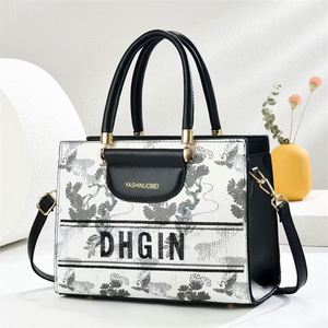 Trendy <b>Flower</b> Pattern Handbag Women Shoulder Crossbody Bag Waterproof PU Totes - Product Image 2