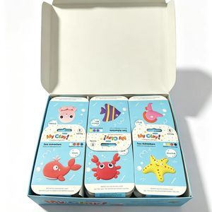 High Quality 4colors/can Super Light Clay Kit Ultra-light Plasticine <b>Modeling</b> Clay for Art Studio - Product Image 2