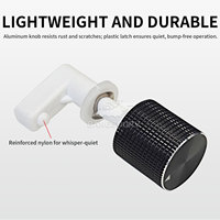 Nouvelle serrure de profil 20 mm pour caravane industrielle BSS361-1 - Mécanisme de verrouillage en polyamide renforcé, résistant à l'usure