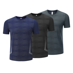 Camisetas Personalizadas al por Mayor para Hombre, Camisetas Deportivas Lisas, Camisetas de Fitness Estampadas, Camisetas de Manga Corta con Cuello Redondo para Hombre - Product Image 4