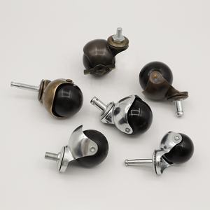 1,5 Zoll 2 Zoll 40mm 50mm lange Stiel kugel rollen mit Seiten bremse für antike Möbel Sofa Bürostuhl Lenkräder - Product Image 6
