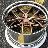 Roues en alliage forgées NNX 2 pièces, polies, 17 18 19 20 21 22 23 24 pouces, 5x120, pour voitures