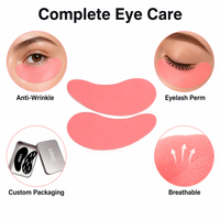 Patchs en silicone réutilisables personnalisables avec logo OEM, colorés, lavables, anti-rides, pour le contour des yeux, pour marque de beauté