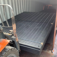 Tapis de protection du sol pour excavatrice 4x8, tapis de chantier en HDPE écologique pour route temporaire