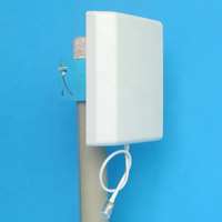 Antenne d'usine 2400-2483 MHz 14 dBi à polarisation verticale directionnelle, panneau mural plat, WiFi 2,4 GHz