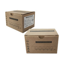 Coque en métal 2 répartiteur de commutateur PoE Gigabit Uplink 48V 10 100M 5 commutateur réseau Ethernet 8 ports pour caméra Ip