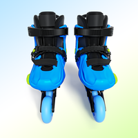 Patins à roulettes en ligne professionnels réglables 4MM avec cadre CNC intégré pour le freestyle urbain, pour garçons, filles et adolescents