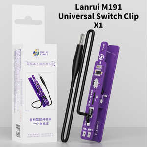 Testeur de courant universel Lanrui M191 à double mode de détection avec clip d'alimentation pour la réparation d'<span class=keywords><strong>iPhone</strong></span>, Android, tablettes et iPad - Product Image 1