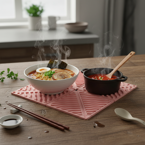Posavasos Rectangular de Silicona Nórdico Ecológico Resistente al Calor para Mesa de Cocina, Tazón, Olla, Plato - Herramienta Pequeña - Product Image 5