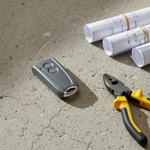 Télécommande de garage à code roulant 433 MHz compatible avec les ouvre-portes Liftronic500/700/800 Portronic D5000/D2500/S4000 ECOSTAR RSE2 - Product Image 3