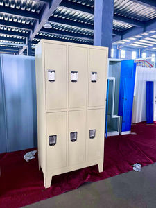 Équipement de bureau d'usine chaussures de sport de gymnastique en métal casque sacs placard de rangement classeur en acier armoire casier en vente - Product Image 6